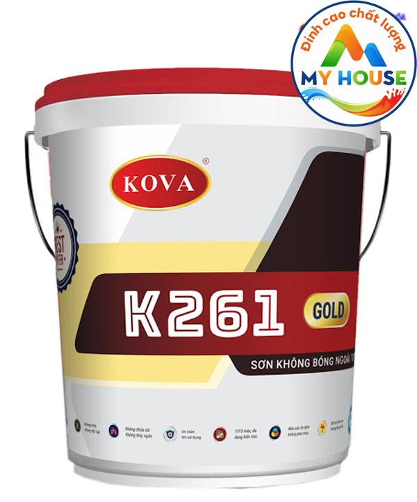 kova-k261 Sơn Kova K261 không bóng ngoài trời