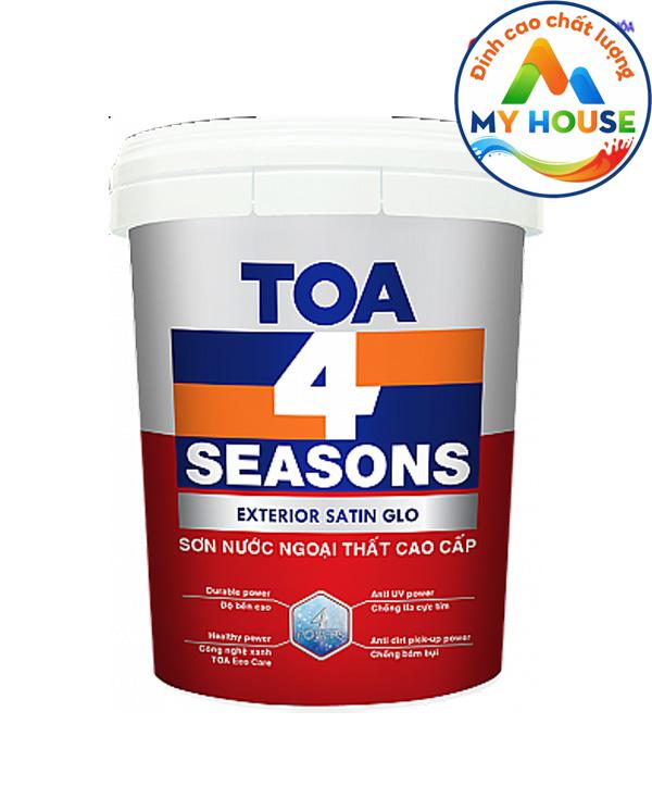 Son-nuosc-ngoai-that-cao-cap-toa Sơn Toa 4 Seasons Satin Glo ngoại thất